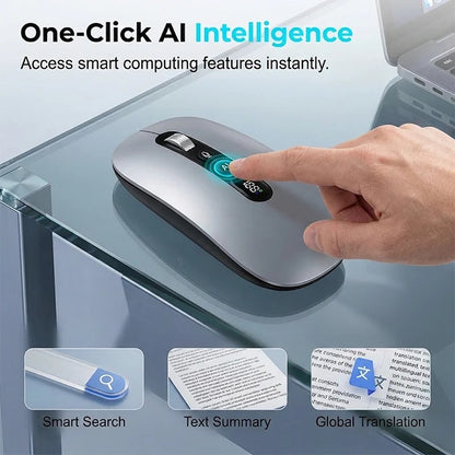 🖱️ LIMITED-TIME 58% OFF! 💥 AI Smart Voice Wireless Mouse – 1600 Words/Min, Translation Hub, Ergonomic ✨