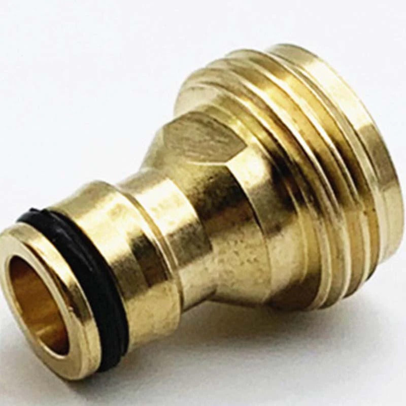 🔩 LIMITED-TIME 50% OFF! ✨ 3/4" Brass Quick Connect Fitting – Rust-Proof, Leak-Free, Universal
