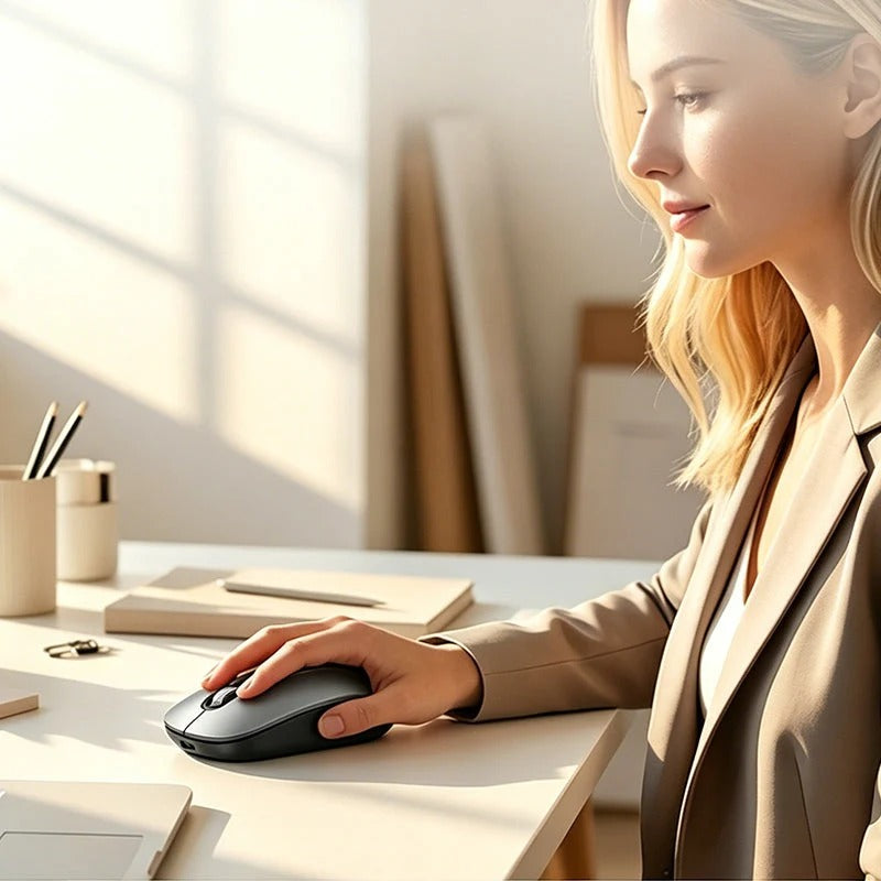 🖱️ LIMITED-TIME 58% OFF! 💥 AI Smart Voice Wireless Mouse – 1600 Words/Min, Translation Hub, Ergonomic ✨