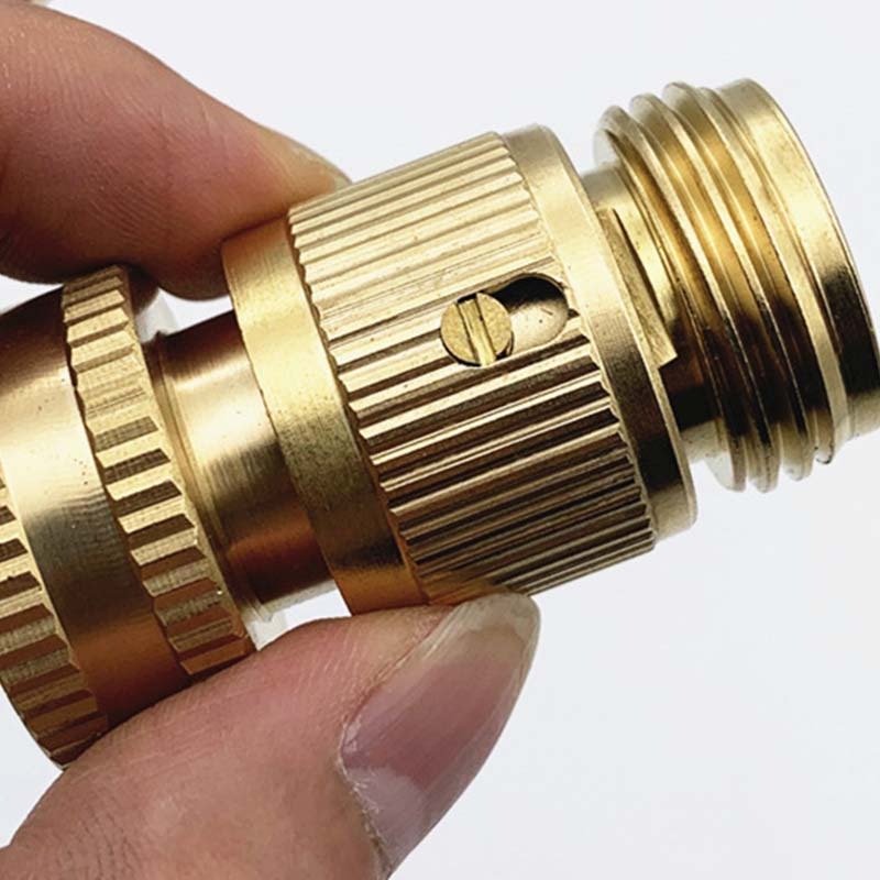 🔩 LIMITED-TIME 50% OFF! ✨ 3/4" Brass Quick Connect Fitting – Rust-Proof, Leak-Free, Universal