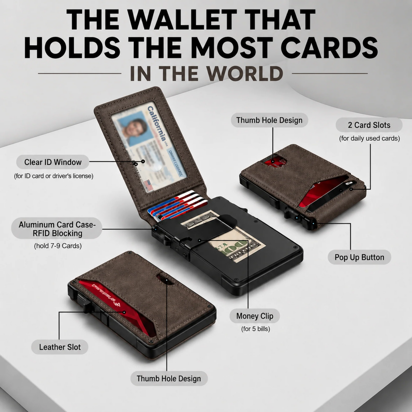 VAULTIX™ The Wallet You'll Never Want to Replace.