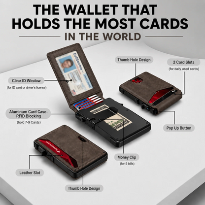 VAULTIX™ The Wallet You'll Never Want to Replace.